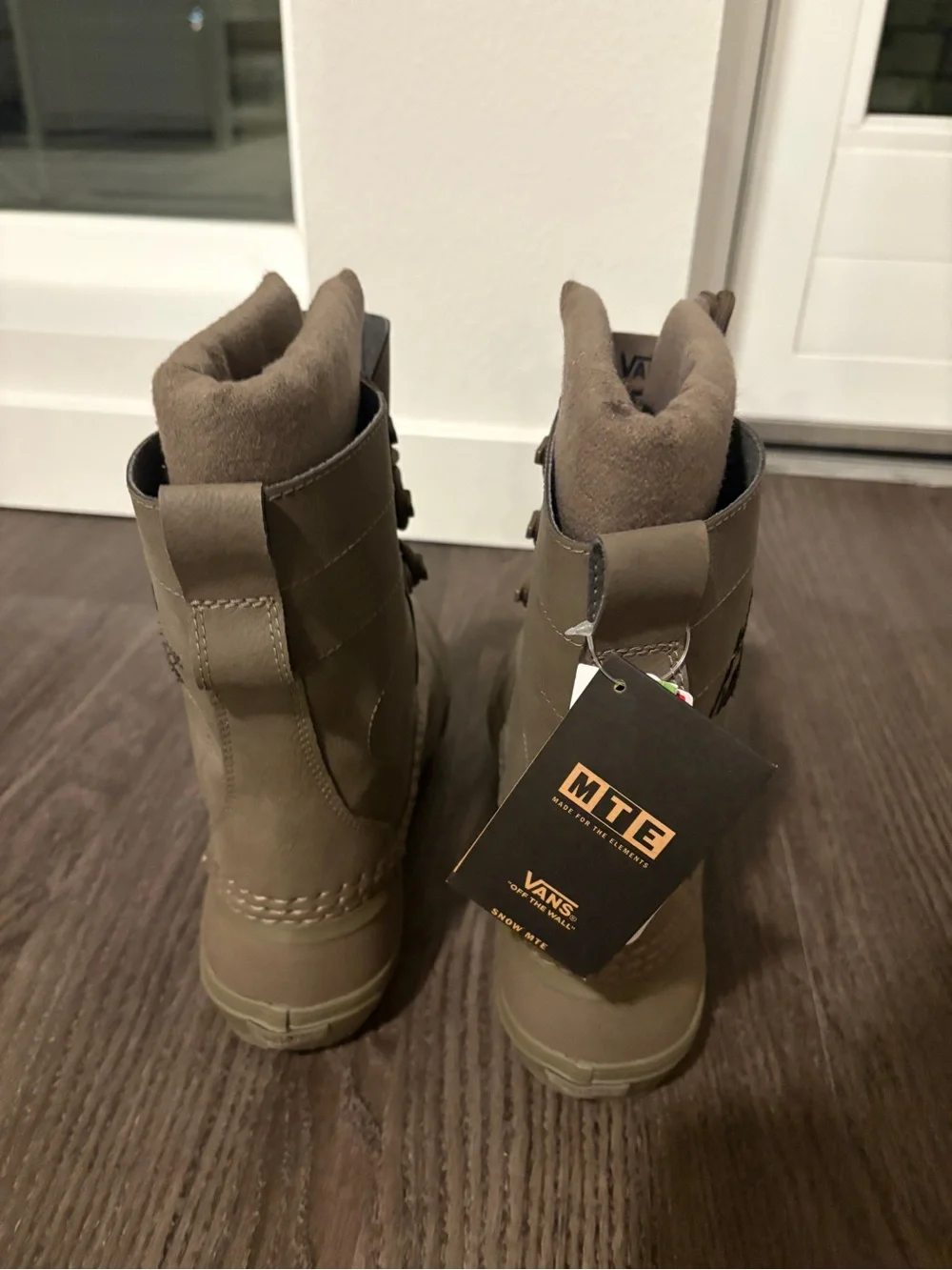Vans X WTaps Olive Green High-Top Snow Boots